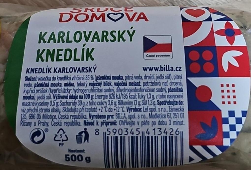 Fotografie - Karlovarský knedlík Srdce domova