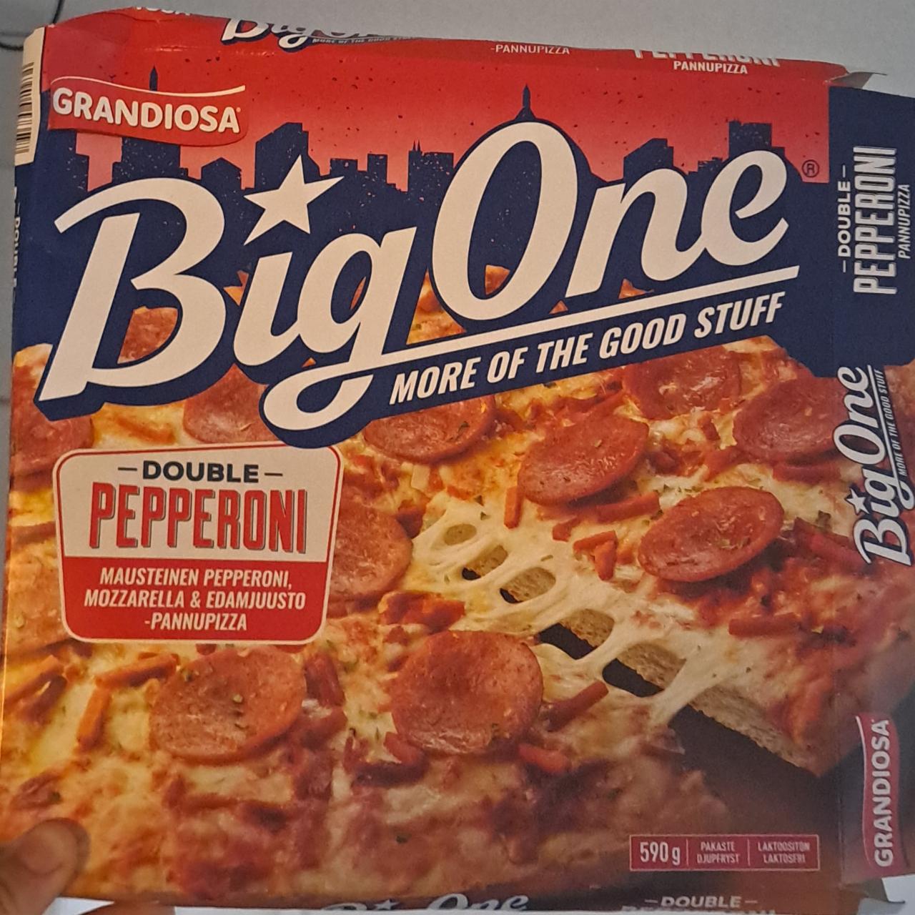 Fotografie - mražená pizza bigone double pepperoni Grandiosa