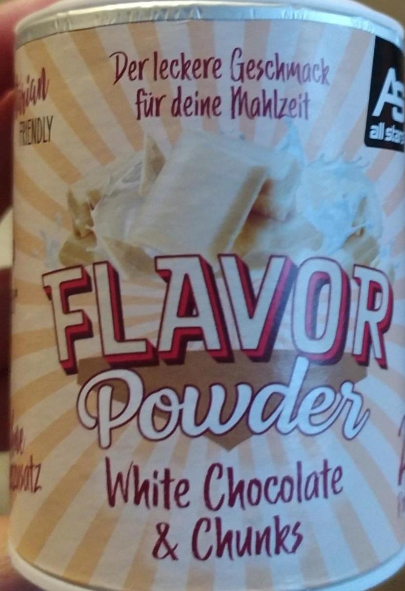 Fotografie - Flavor powder white chocolate & chunks All Stars