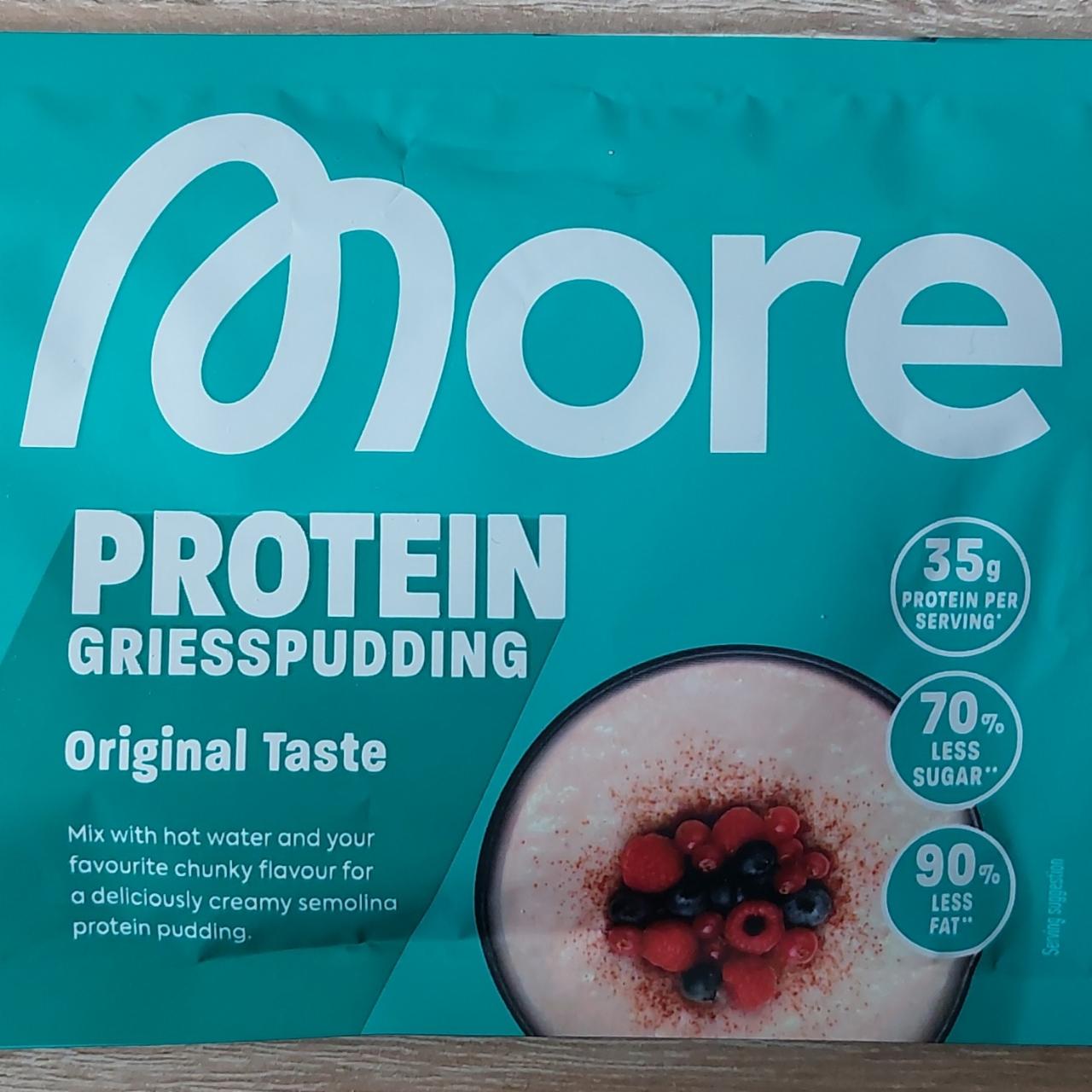 Fotografie - Protein griesspudding original taste More Nutrition
