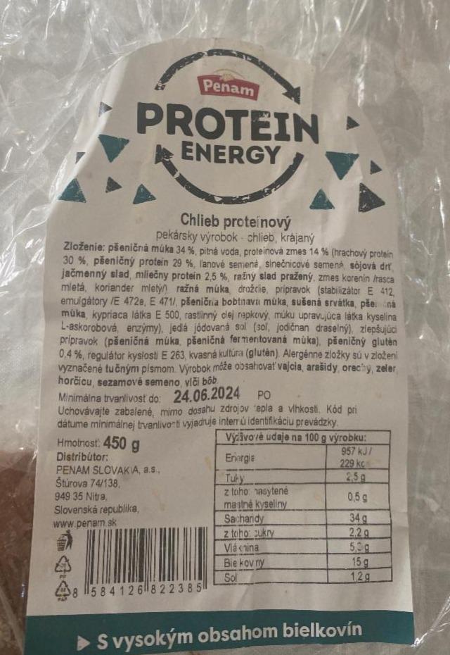 Fotografie - Protein energy chlieb proteinový Penam
