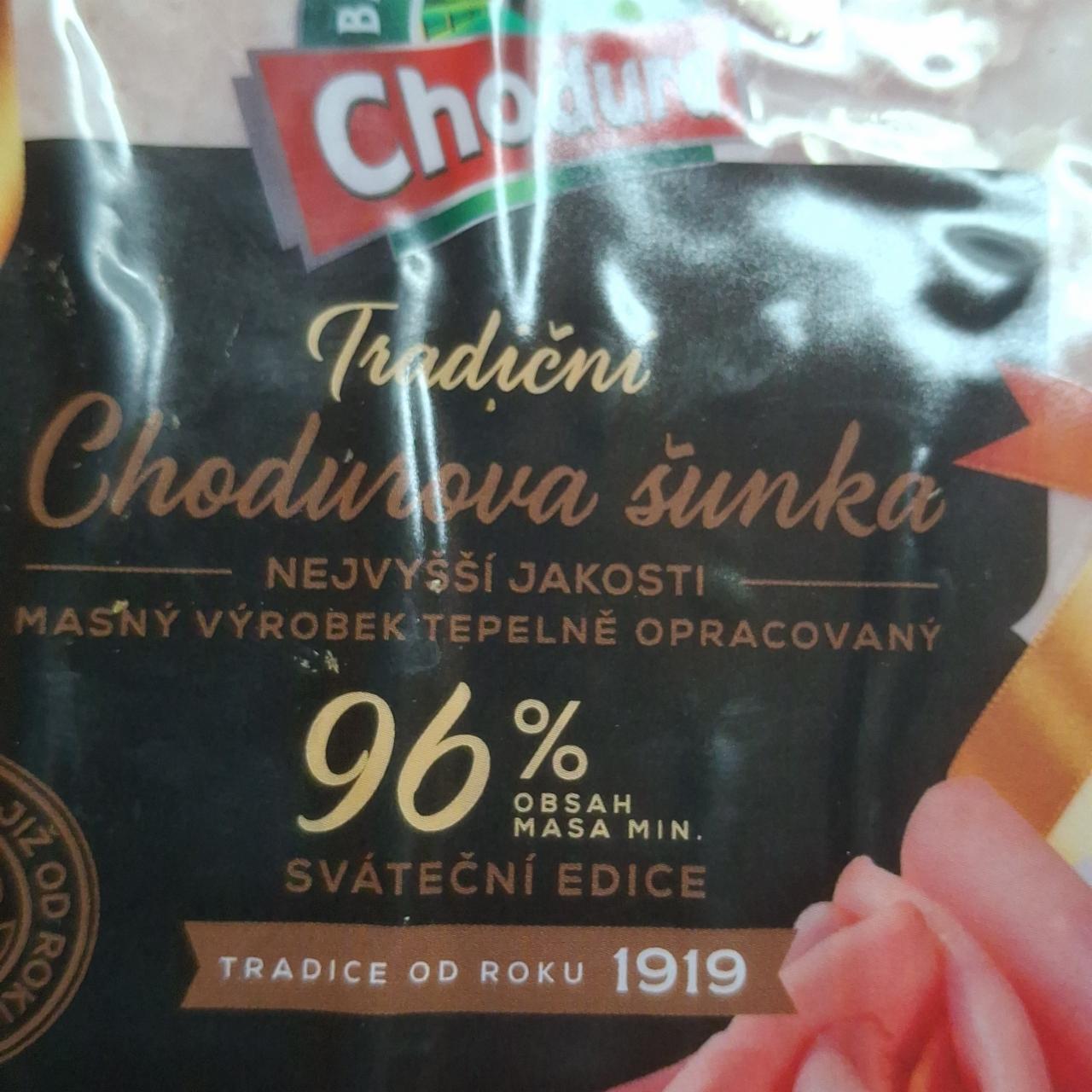 Fotografie - Tradiční chodurova šunka 96% Chodura