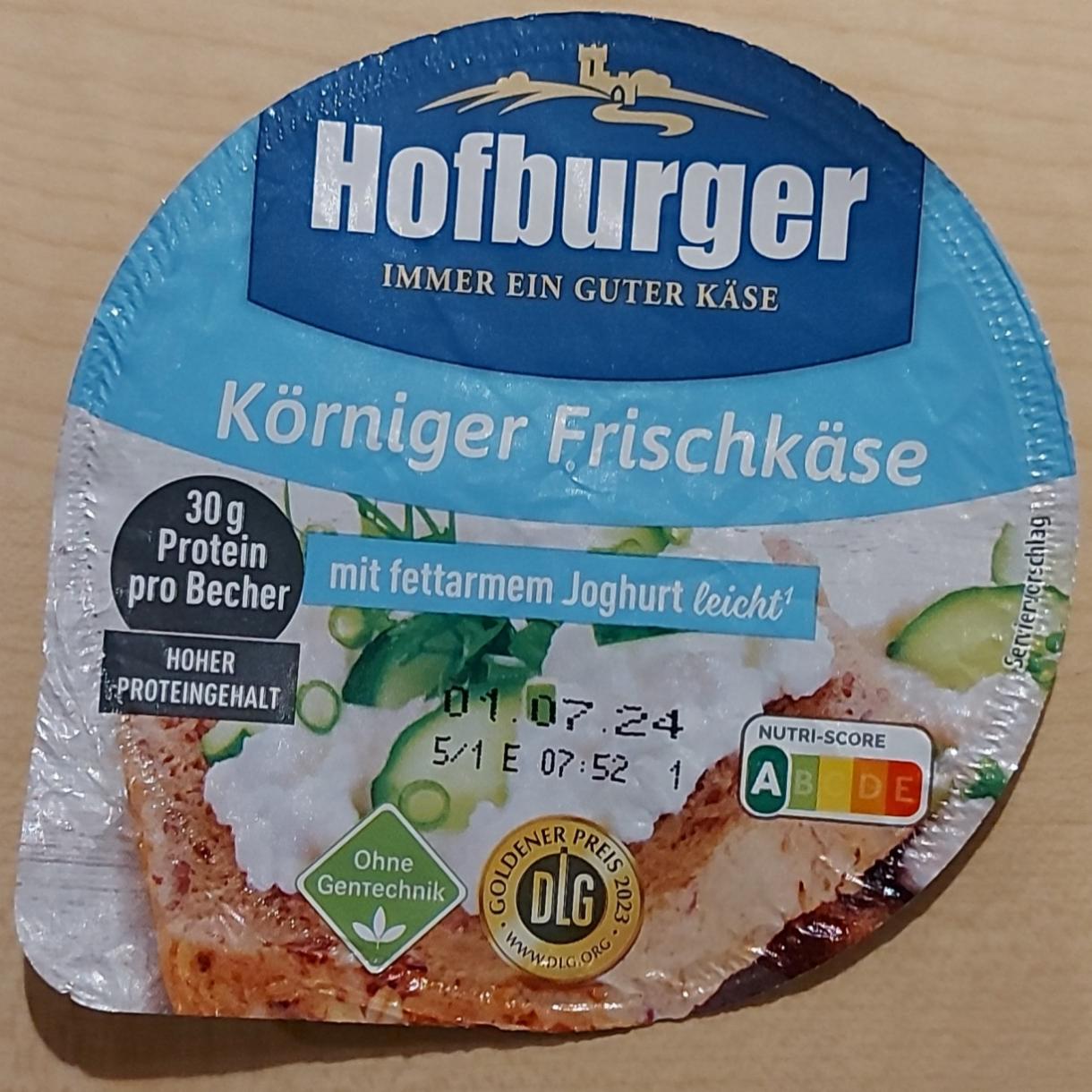 Fotografie - Körniger frischkäse mit fettarmem joghurt leicht Hofburger