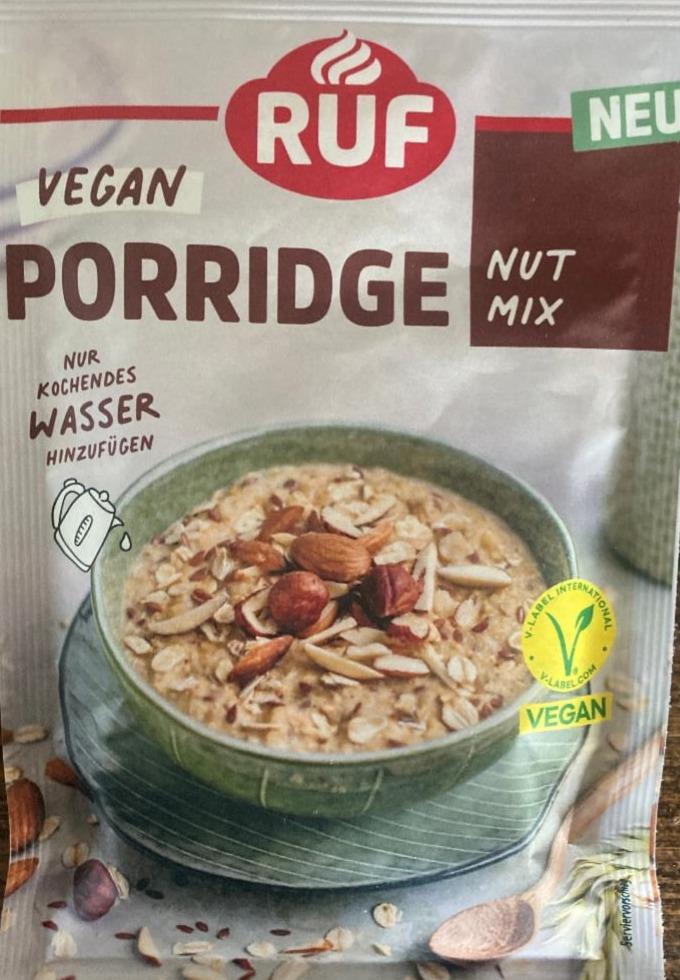 Fotografie - Vegan porridge nut mix RUF