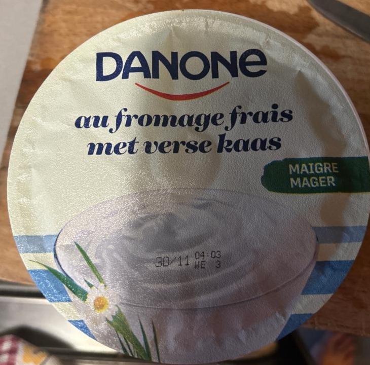 Fotografie - Maigre au fromage frais Danone