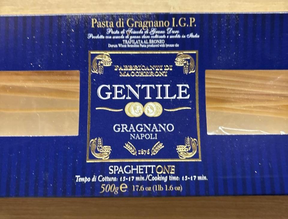 Fotografie - Pasta di gragnano spaghettone Gentile