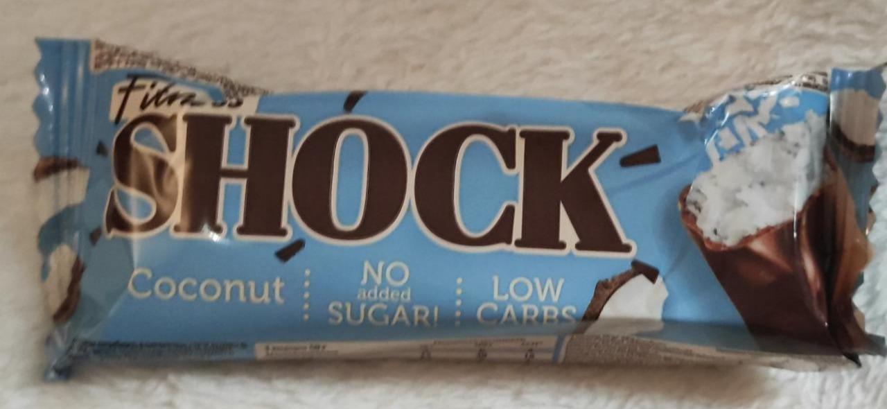 Fotografie - Coconut low carbs bar Fitness Shock