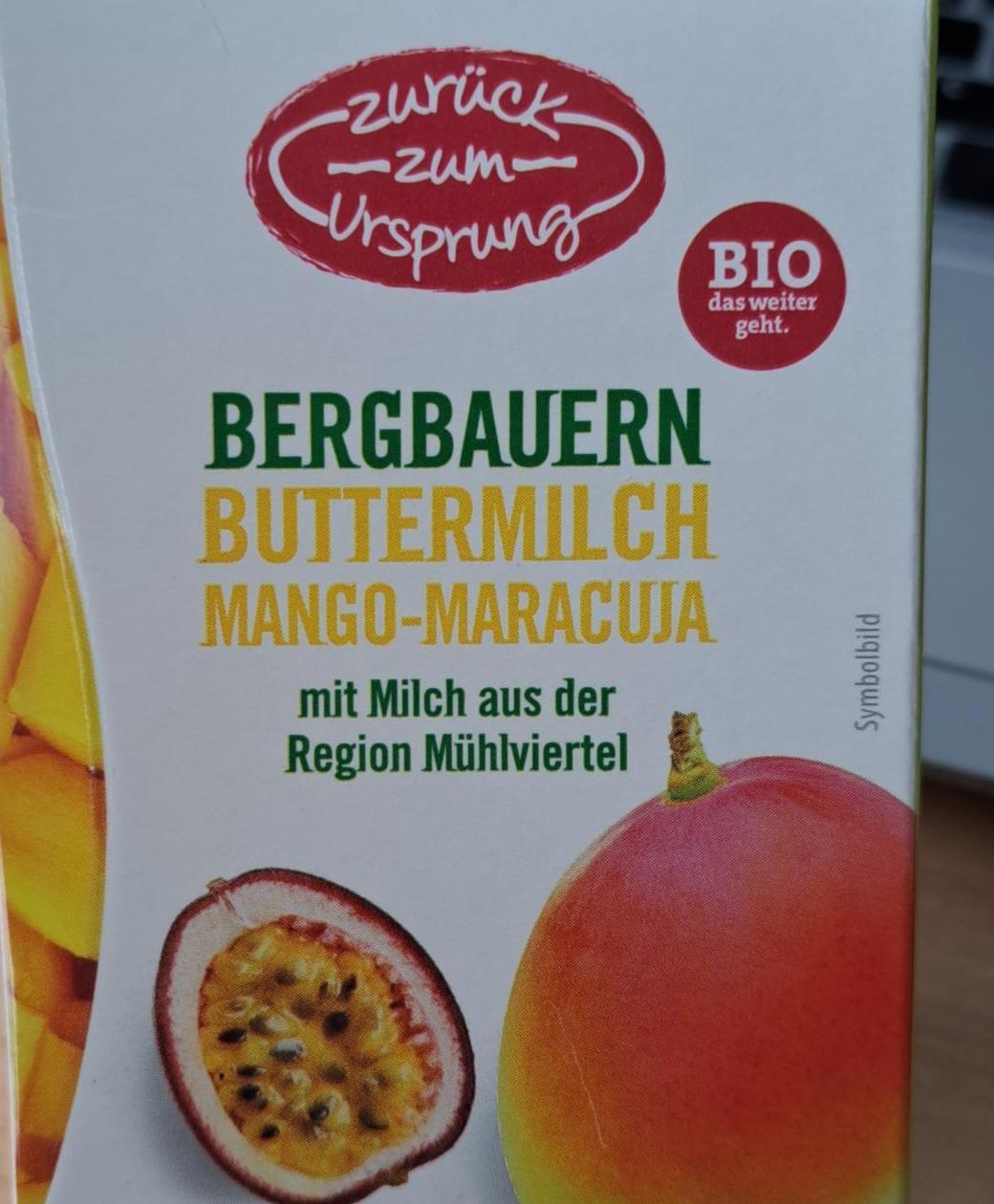 Fotografie - Bergbauern buttermilch mango-maracuja Zurück zum Ursprung