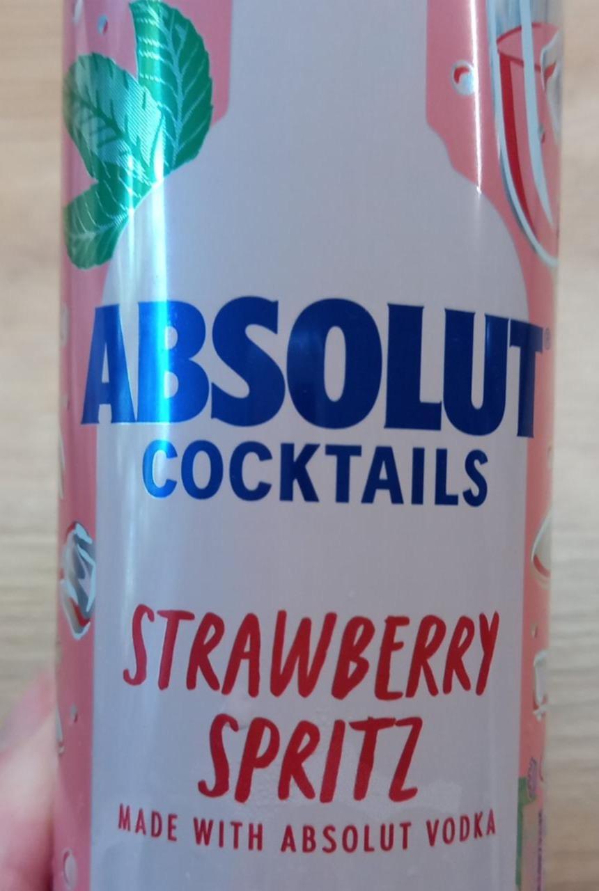 Fotografie - Strawberry spritz Absolut Cocktail