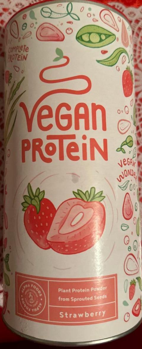 Fotografie - Vegan protein strawberry Vegan