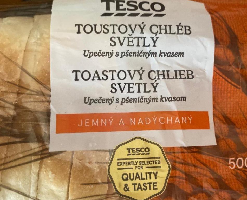 Fotografie - Toustový chléb světlý Tesco