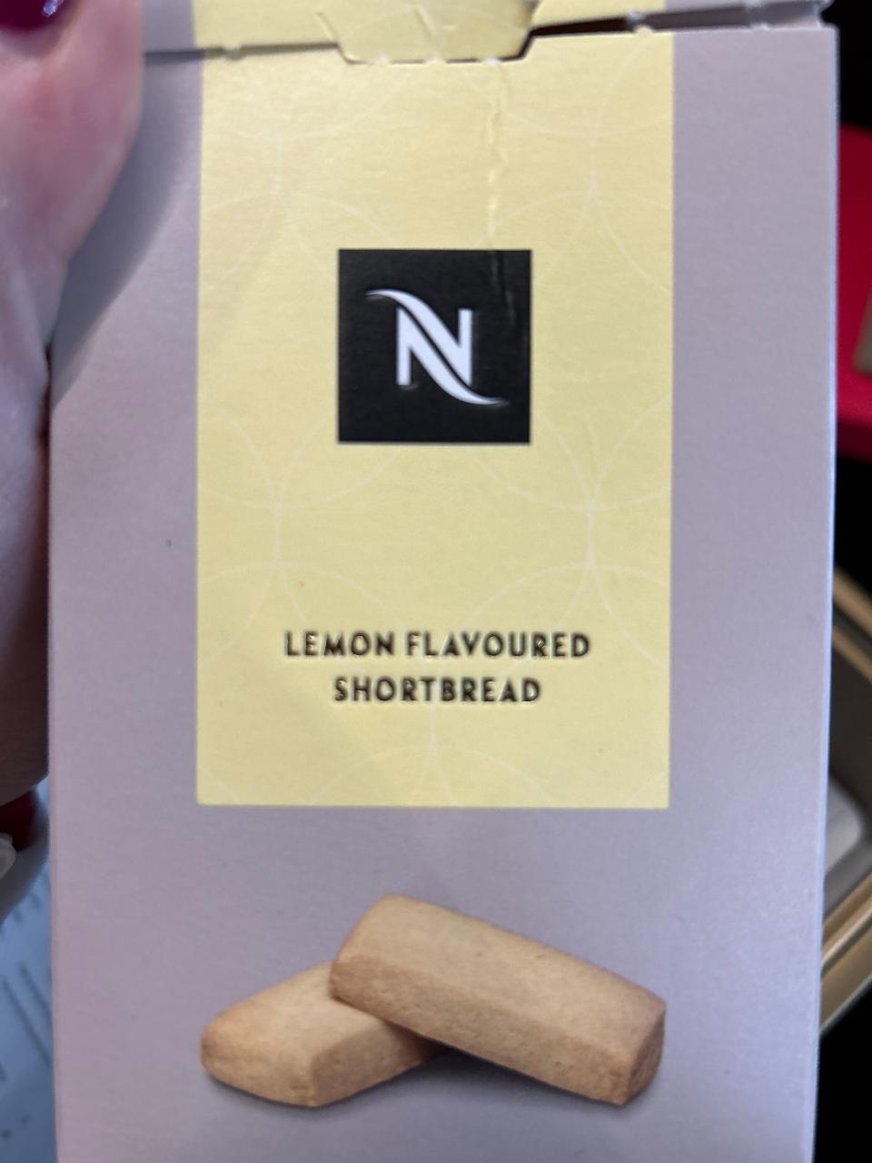 Fotografie - Lemon flavoured shortbread Nespresso