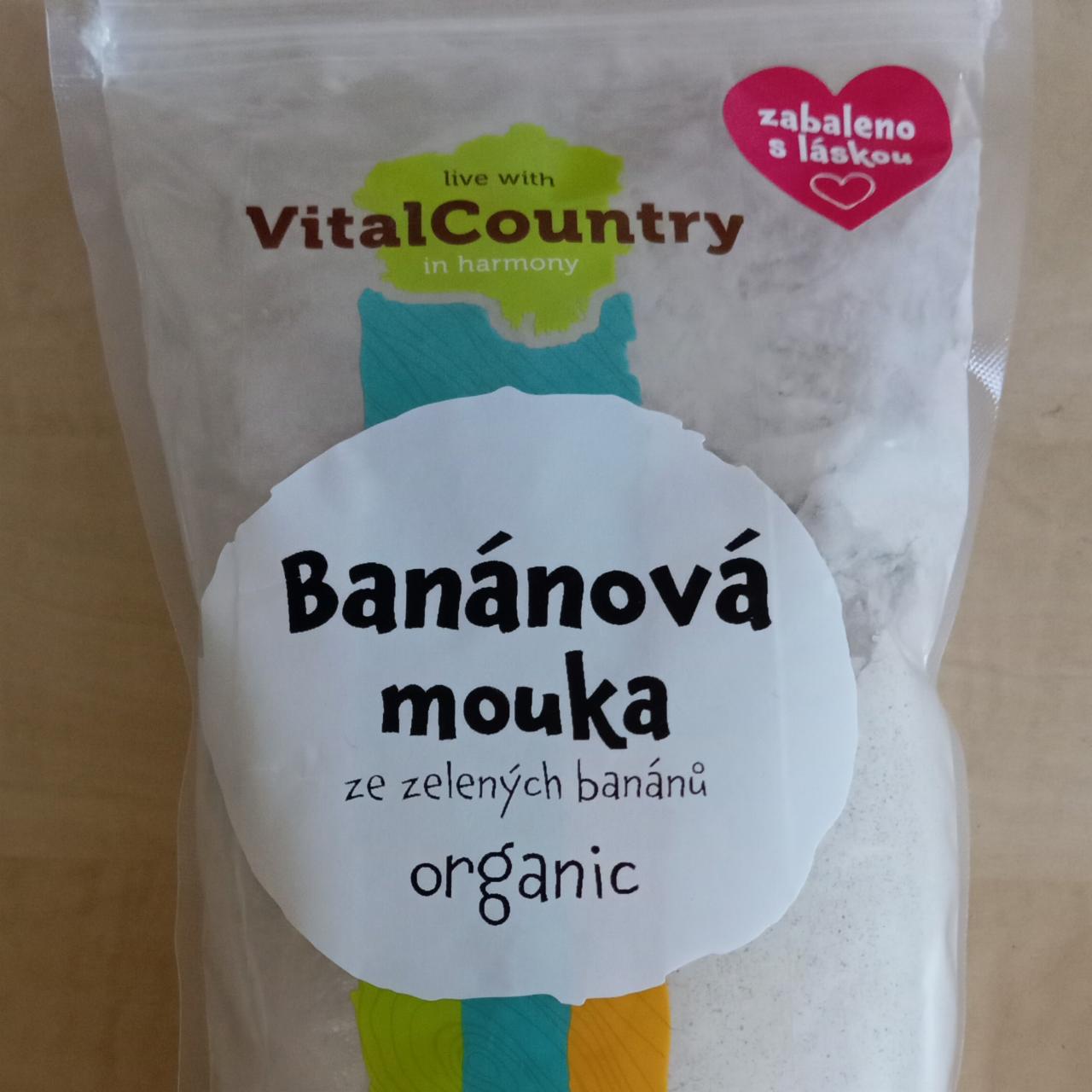 Fotografie - Banánová mouka ze zelených banánů organic VitalCountry