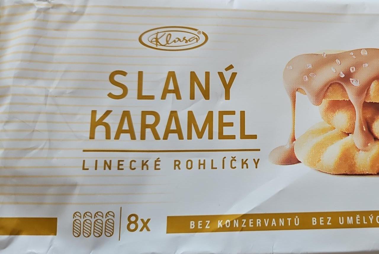 Fotografie - Slaný karamel linecké rohlíčky Klasa