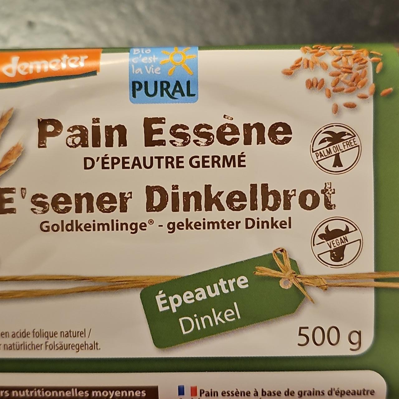 Fotografie - Pain essène d'épeautre germé Pural