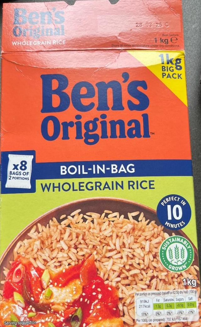 Fotografie - Boil-in.bag wholegrain rice Ben's Original