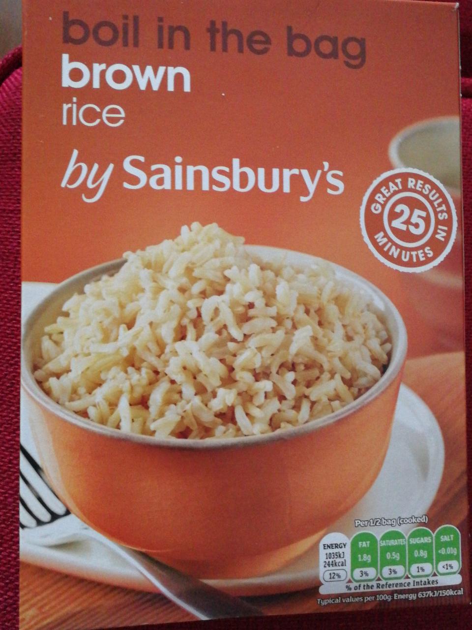 Fotografie - Brown rice Sainsbury's