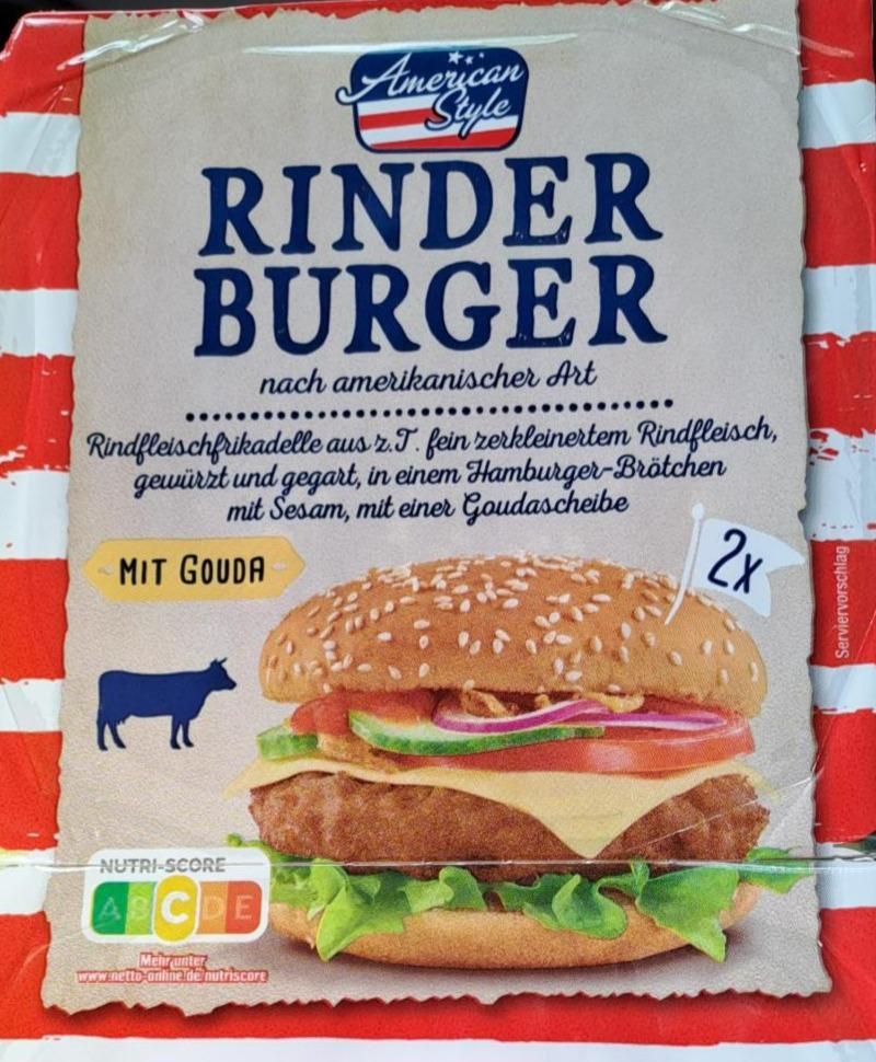 Fotografie - Rinder burger American Style