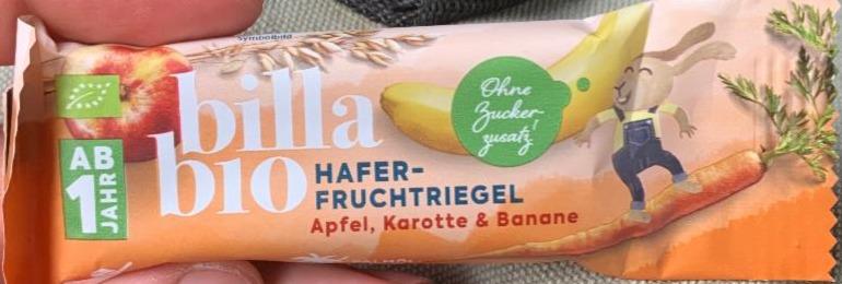 Fotografie - Hafer-fruchtriegel apfel, karotte & banane Billa bio