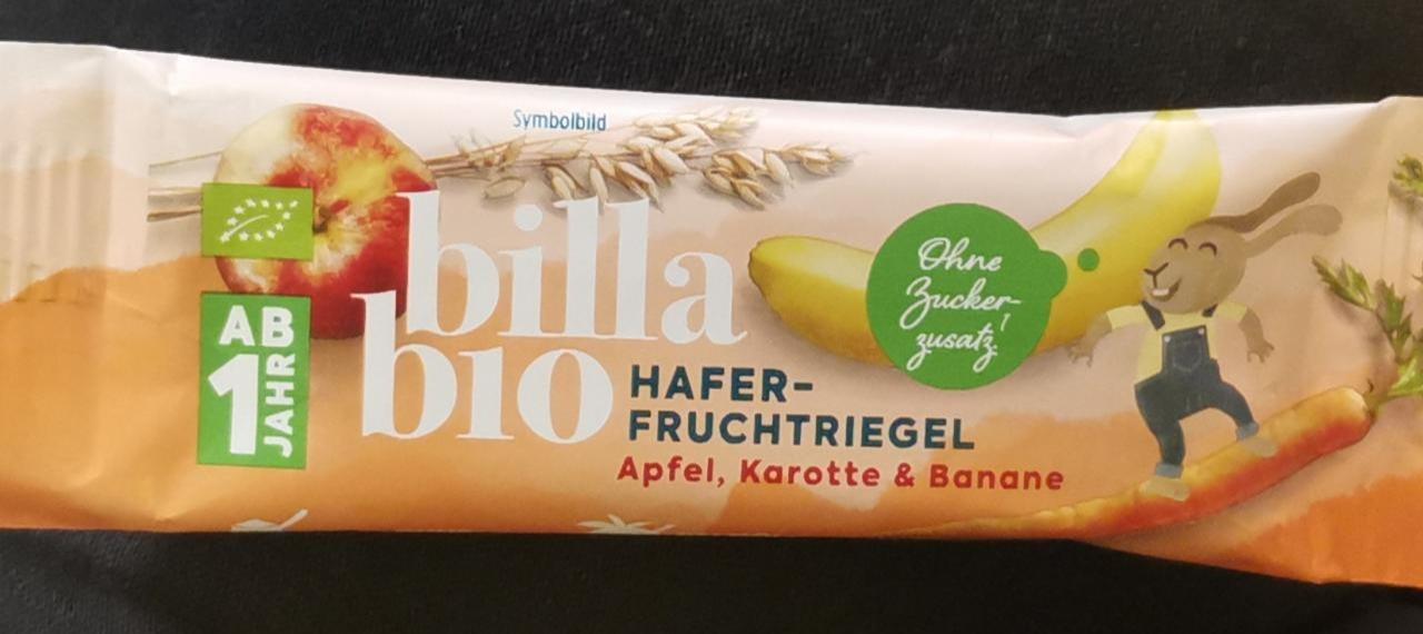 Fotografie - Hafer-fruchtriegel apfel, karotte & banane Billa bio