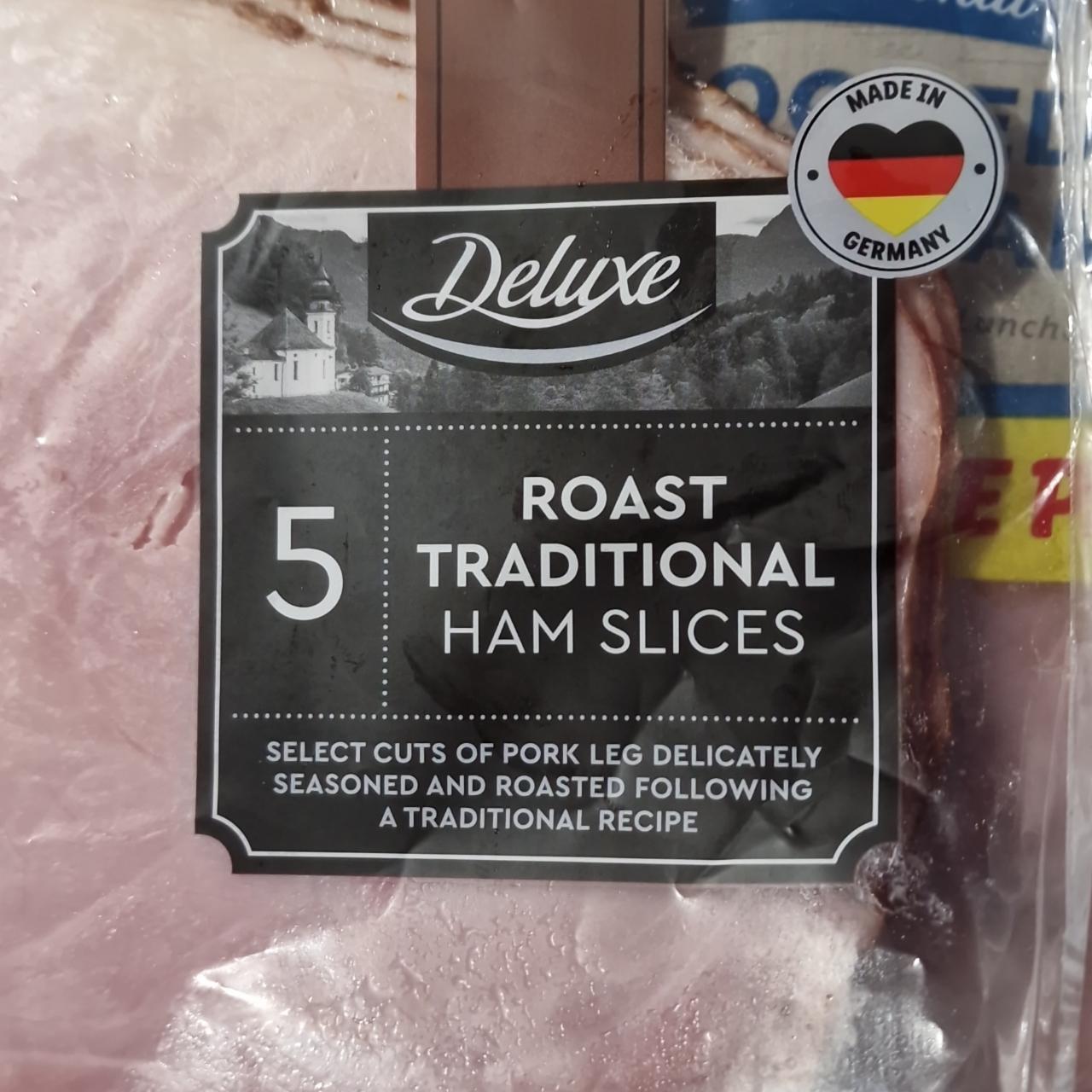 Fotografie - Roast tradional ham slices Deluxe