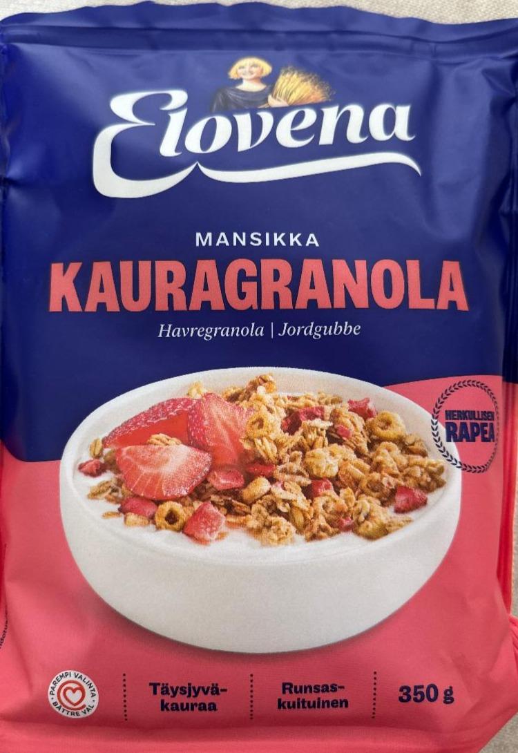 Fotografie - Kauragranola mansikka Elovena