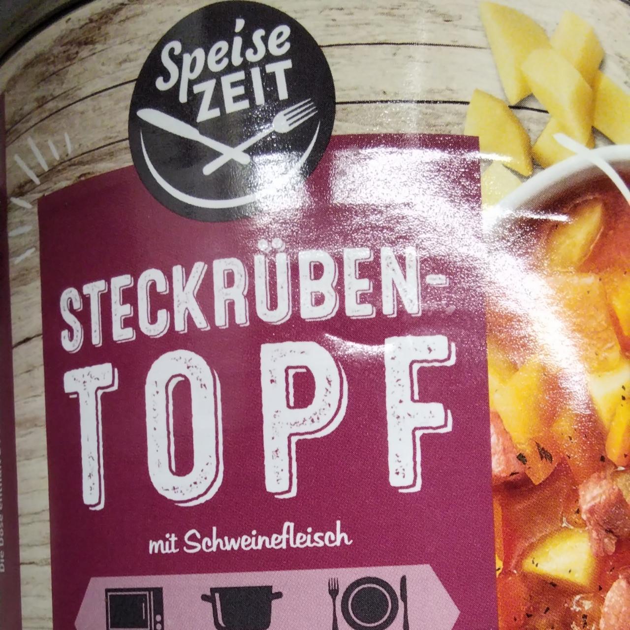 Fotografie - Steckrüben-topf mit schweinefleisch Speise ZEIT