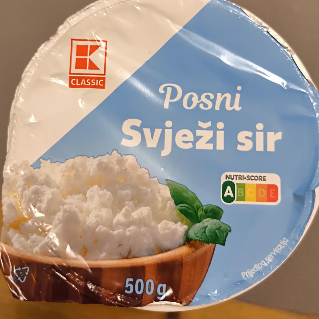 Fotografie - Posni Svježi sir K-Classic