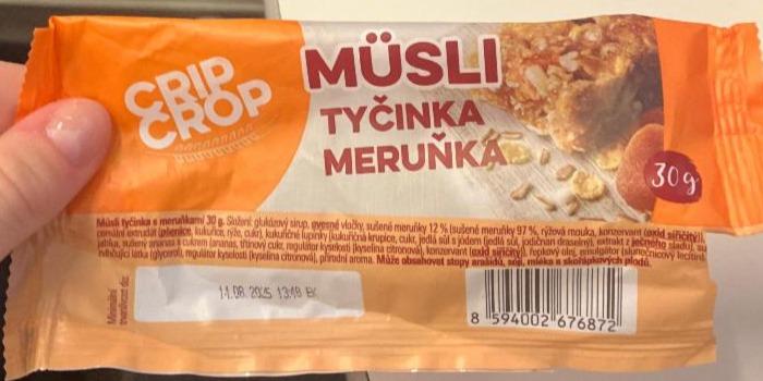 Fotografie - Müsli tyčinka meruňka Crip Crop