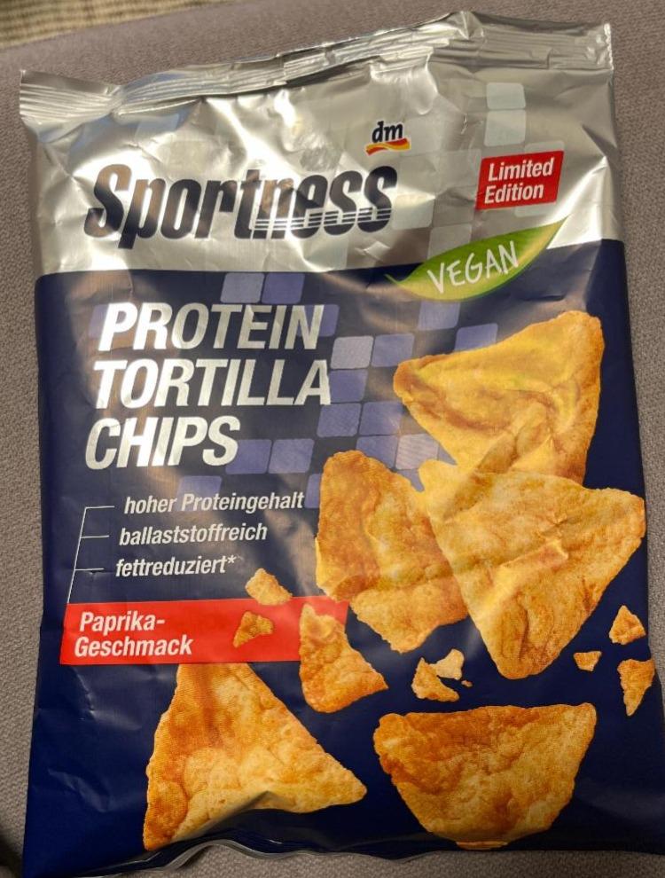 Fotografie - Protein tortilla chips paprika Sportness