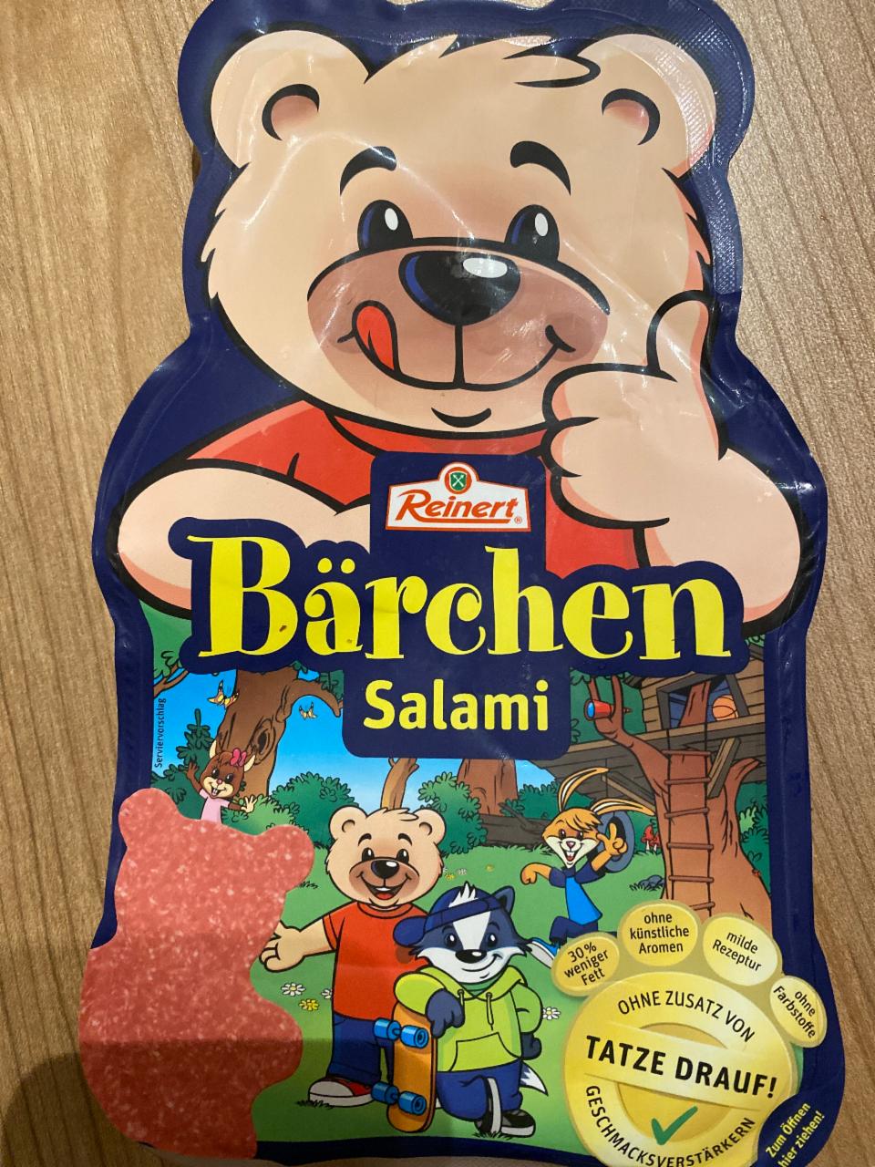 Fotografie - Bärchen Salami mit Putenfleisch Reinert