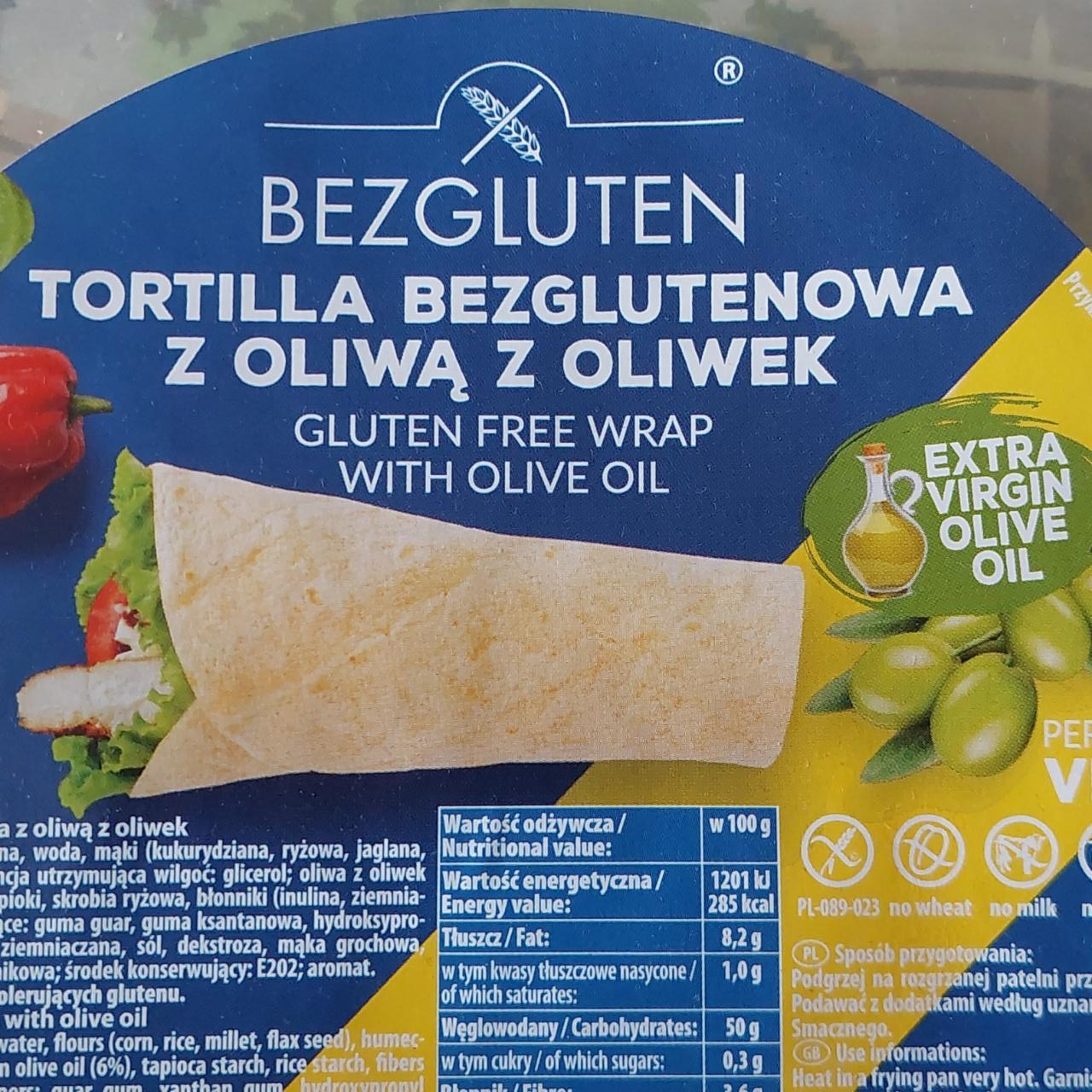 Fotografie - Tortilla bezglutenowa z oliwą z oliwek Bezgluten