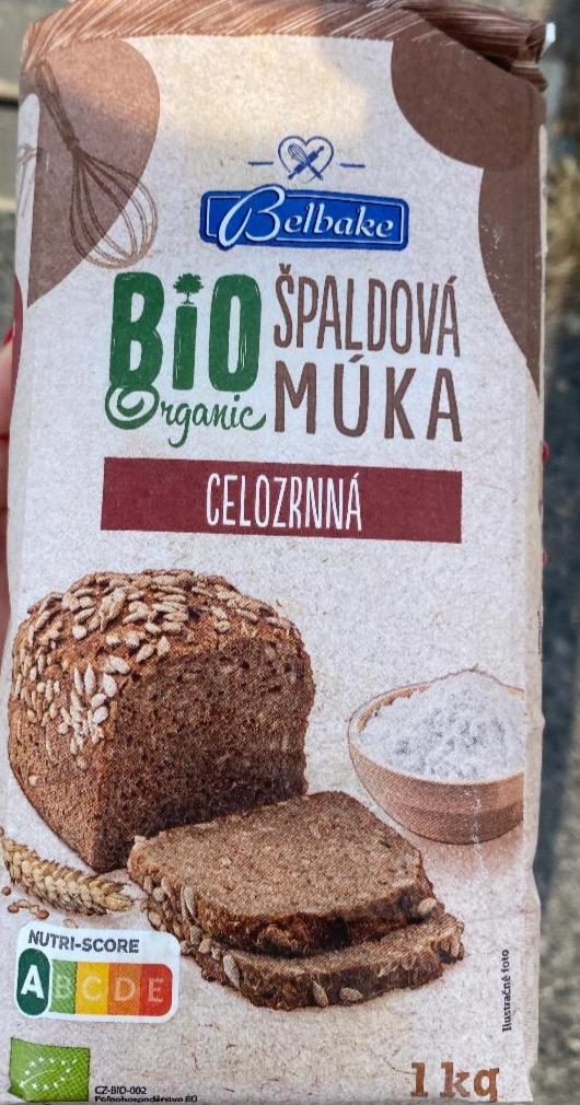 Fotografie - Bio organic špaldová múka celozrnná Belbake