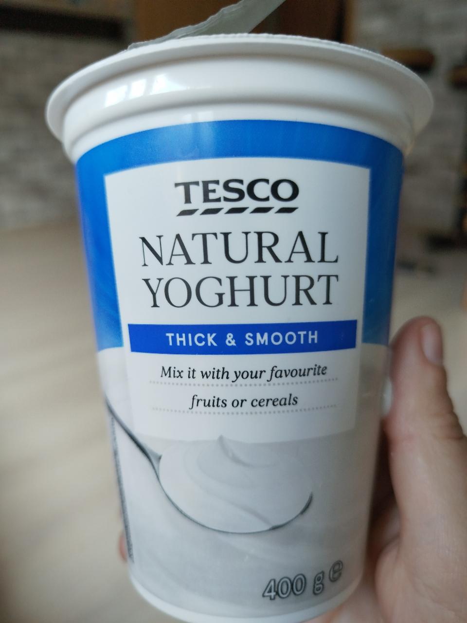 Fotografie - yogurt Natural bilý Tesco
