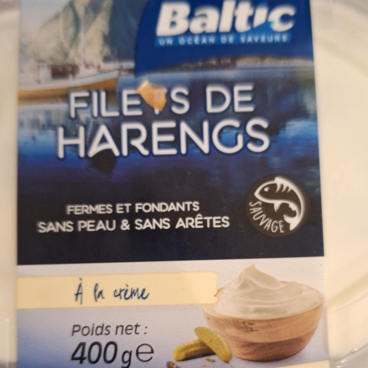 Fotografie - Filets de harengs à la crème Baltic