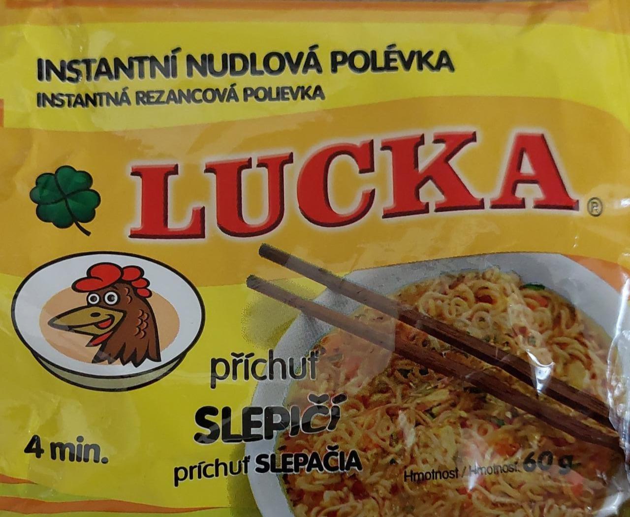 Fotografie - Instantní nudlová polévka slepičí příchuť Lucka