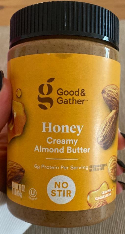 Fotografie - Honey creamy almond butter Good & Gather