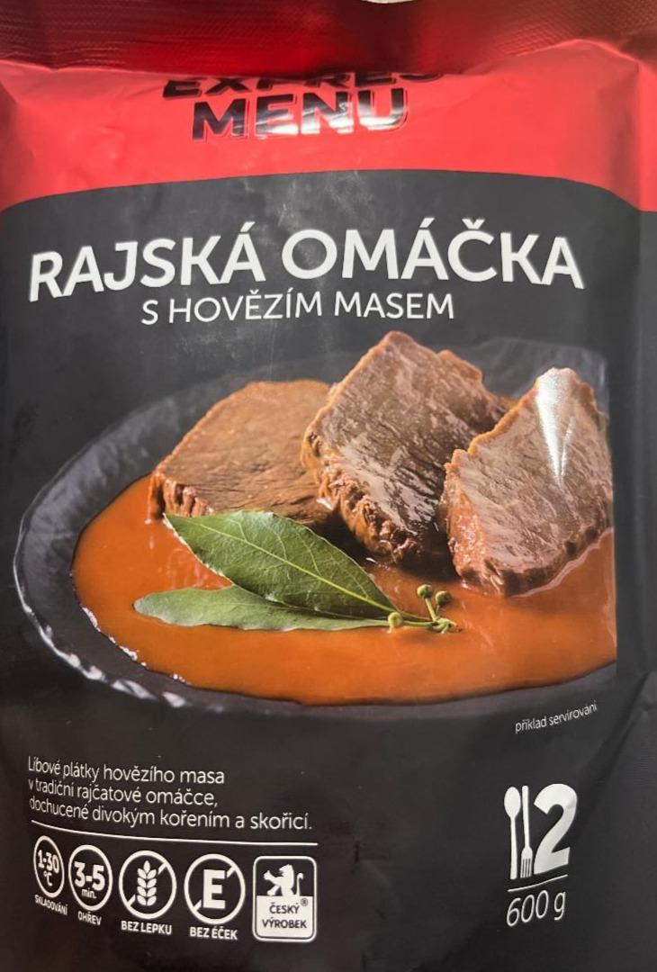 Fotografie - Rajská omáčka s hovězím masem Expres menu
