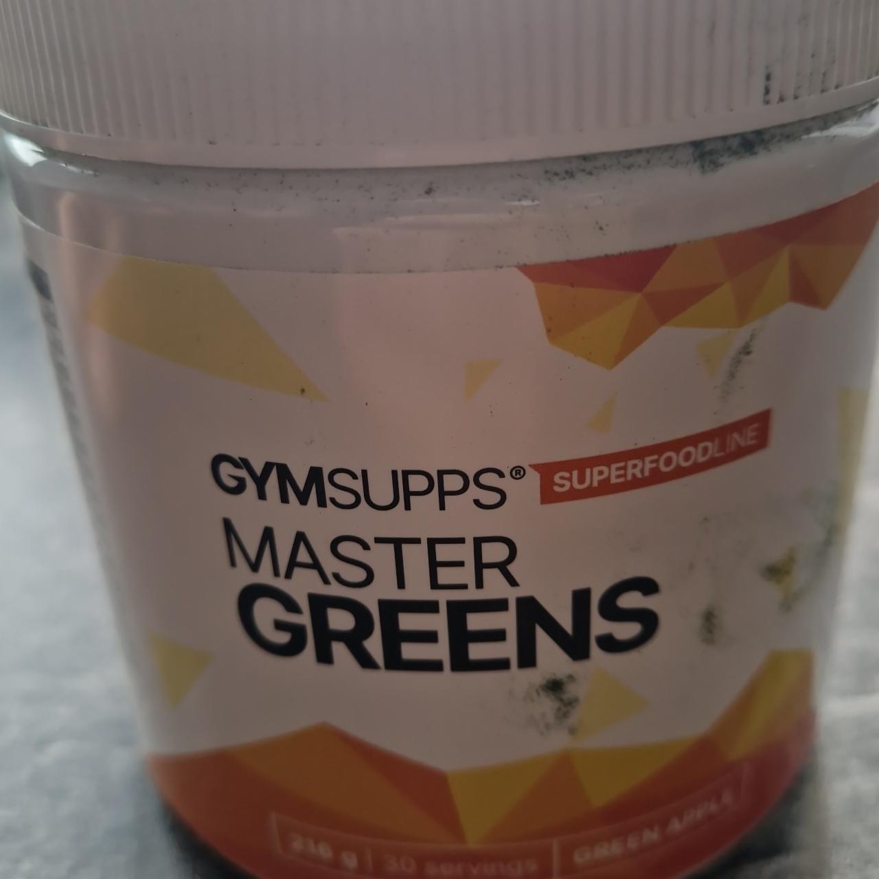 Fotografie - Master greens green apple GymSupps