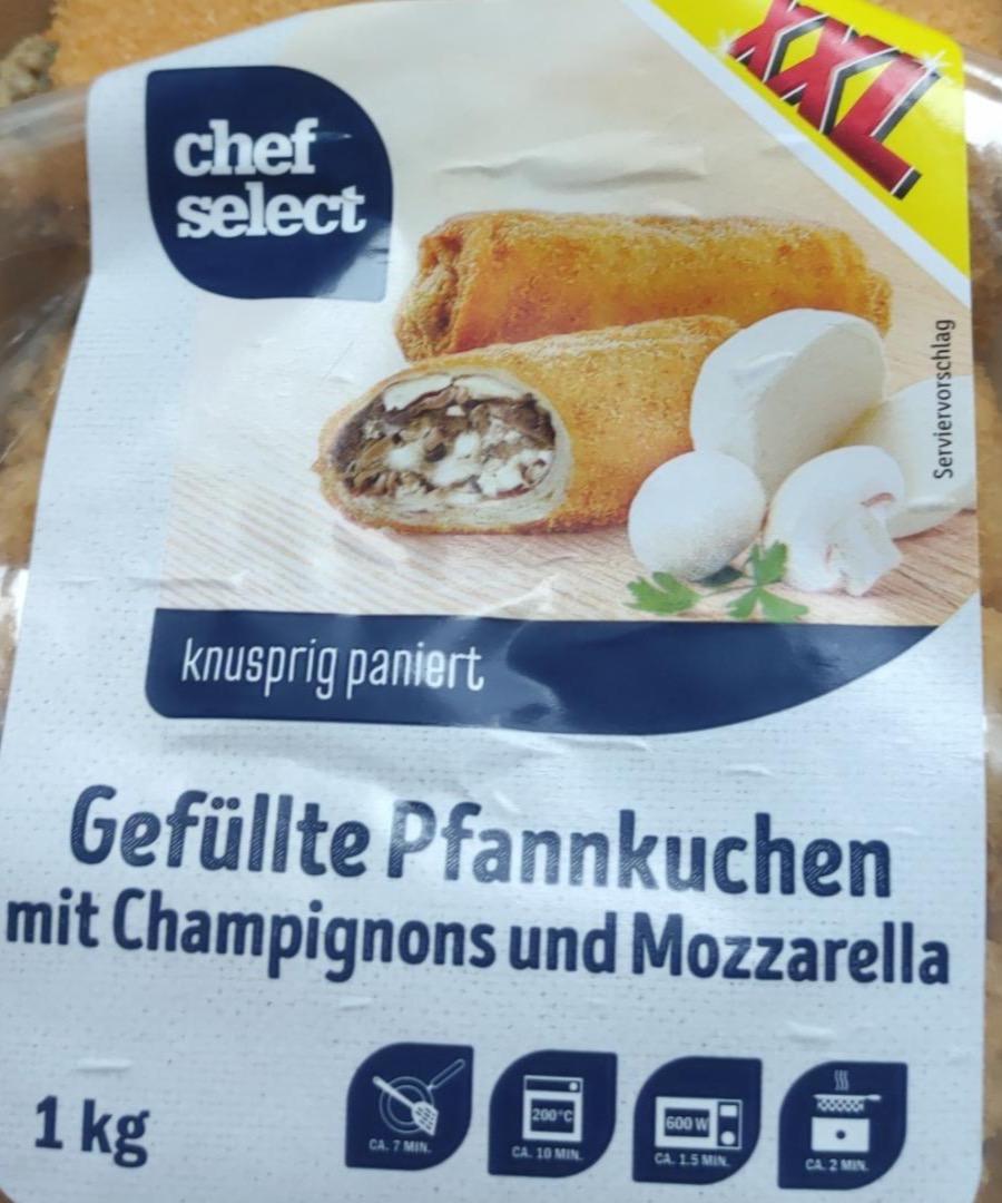 Fotografie - Gefüllte knusperrollen champignons mozzarella Chef Select