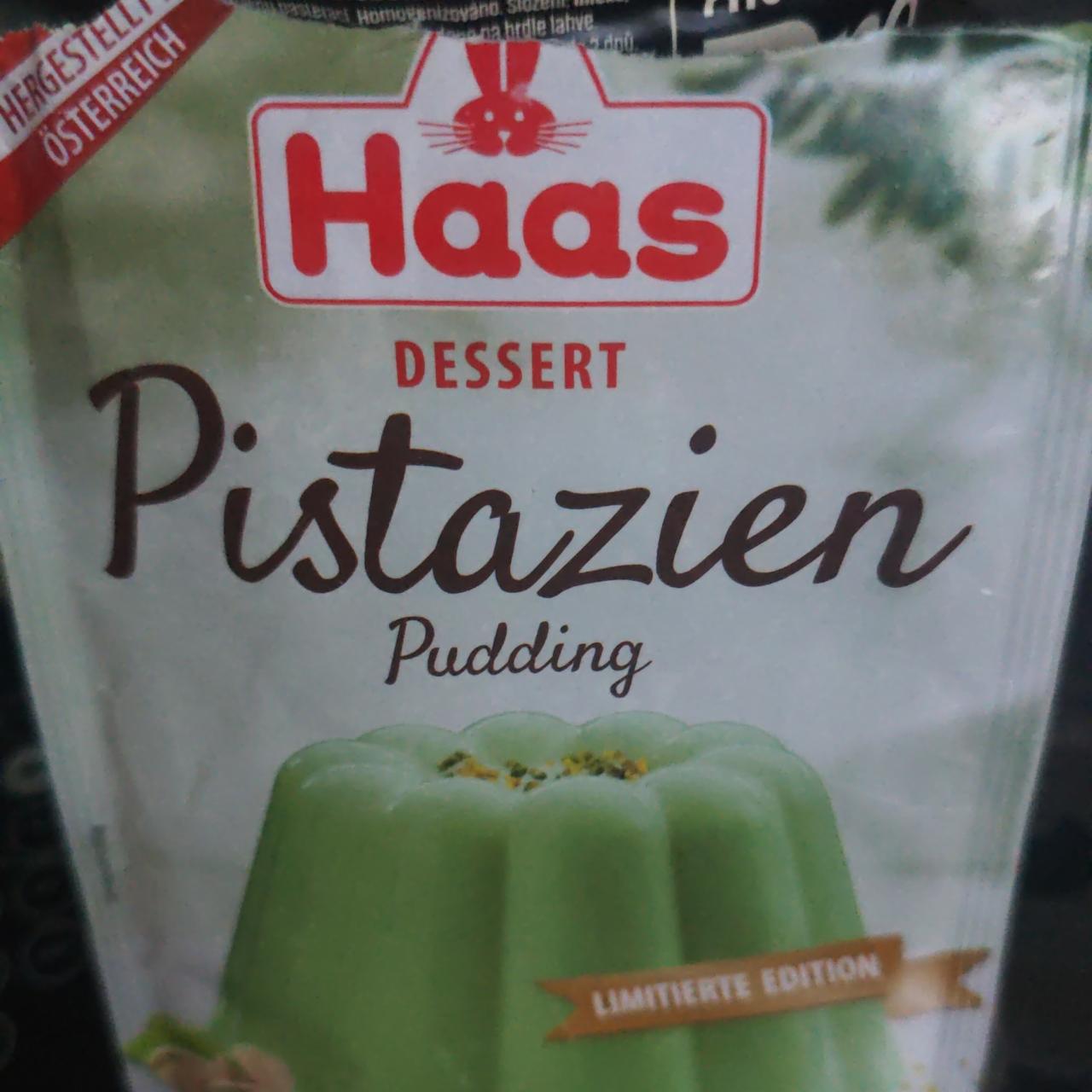 Fotografie - Dessert pistazien pudding Haas