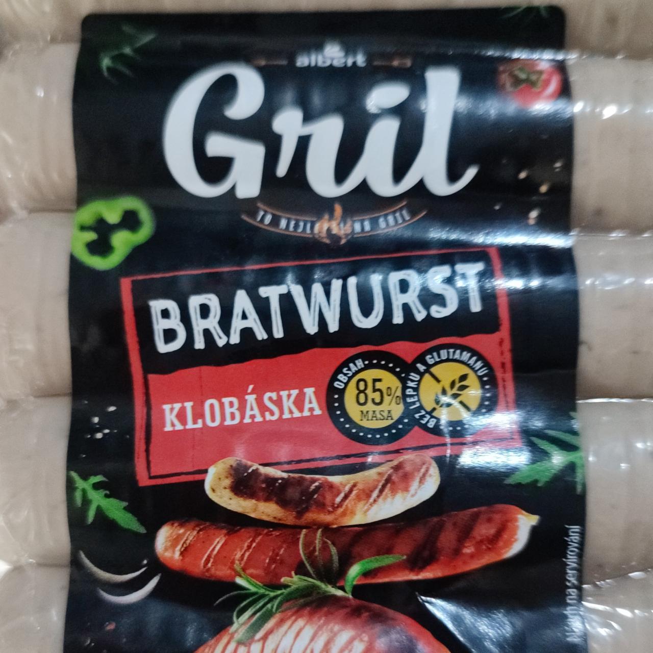 Fotografie - Bratwurst klobáska Gril Albert