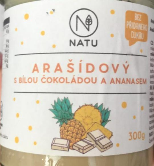 Fotografie - Arašídový s bílou čokoládou a ananasem Natu