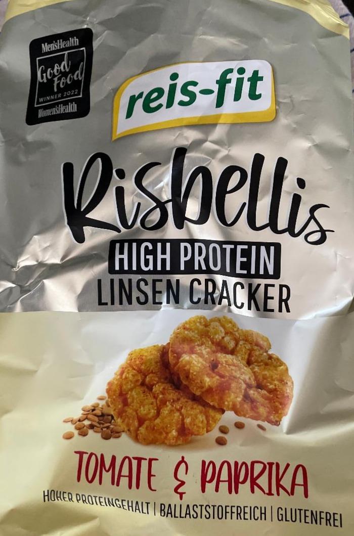 Risbellis High protein Linsen cracker nutriční a kJ & Paprika - hodnoty Reis-fit kalorie, Tomate