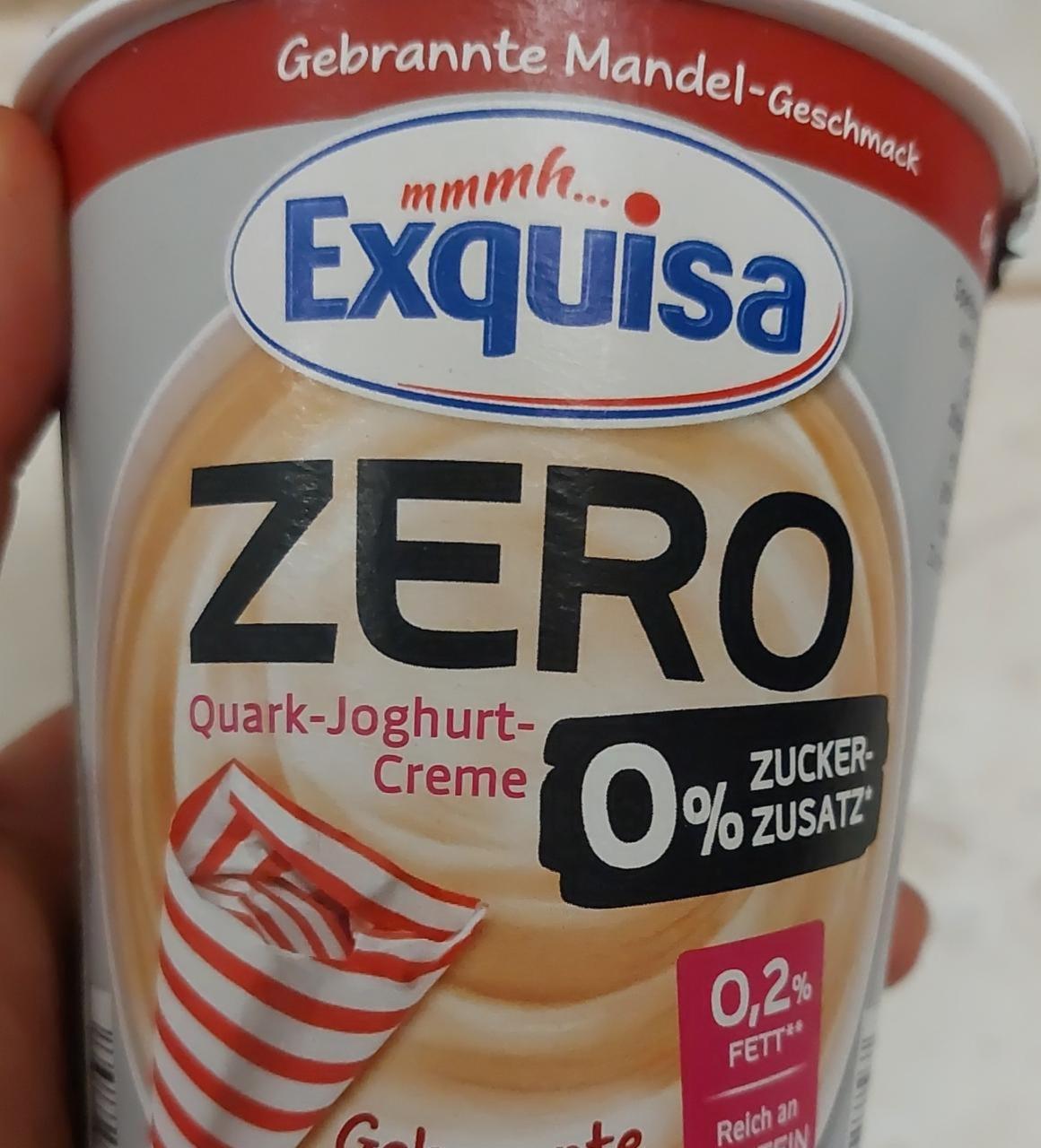 Fotografie - Zero quark-joghurt-creme gebrannte mandel Exquisa