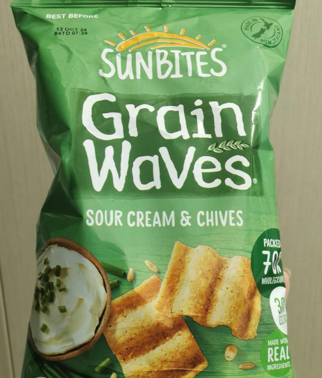 Fotografie - Grain waves sour cream & chives Sunbites