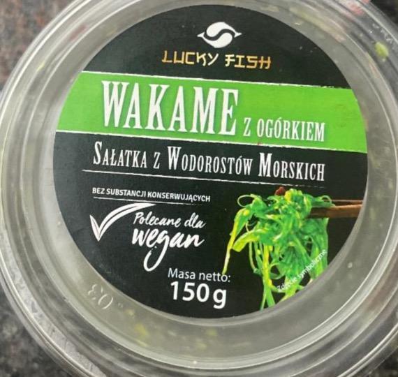 Fotografie - Sałatka z wodorostów morskich wakame z fasolą edameme Lucky Fish