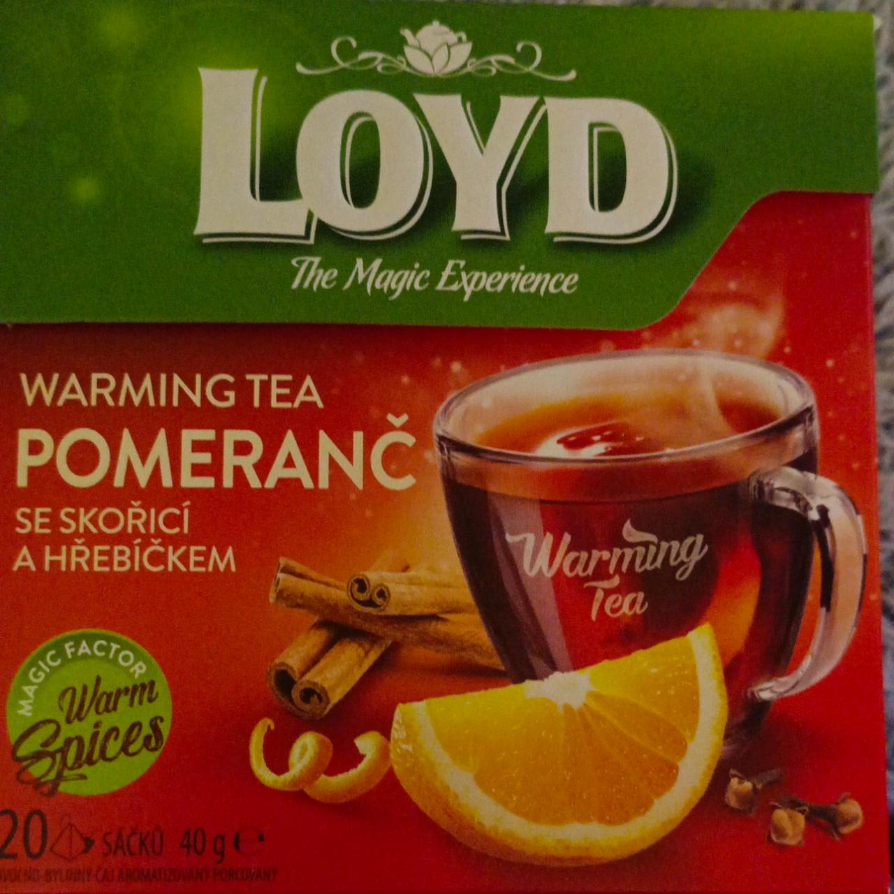 Fotografie - Warming Tea pomeranč se skořicí a hřebíčkem Loyd