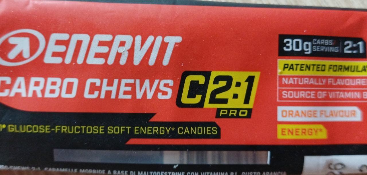 Fotografie - Carbo chews C 2:1 pro orange Enervit