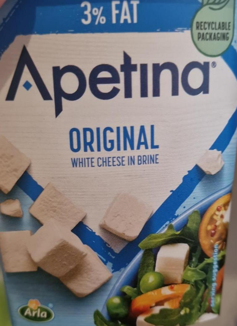 Fotografie - Apetina Original White Cheese in Brine 3% Fat Arla